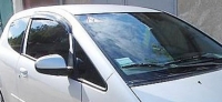 Дефлекторы окон (ветровики) для Mitsubishi Colt (2003-... г.в.) 3 дверный