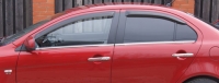 Дефлекторы окон (ветровики) для Mitsubishi Lancer X (2007-... г.в.) / Sportback X (2008- ... г.в.)