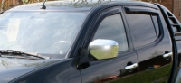 Дефлекторы окон (ветровики) для Mitsubishi L200 (2006-... г.в.)
