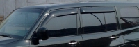 Дефлекторы окон (ветровики) для Mitsubishi Pajero III и IV (1999-... г.в.) 5 дверный