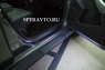 Накладки на пороги (внутренние) для Nissan Terrano 2014-...г.в.
