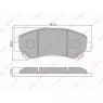 Тормозные колодки передние для Nissan Qashqai (2007-...)
