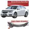 Дефлектор капота на Chevrolet Cruze (2009 г.в.) шелкография