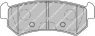 Тормозные колодки задние для Chevrolet Lacetti 2005 -... г.в.