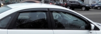 Дефлекторы окон (ветровики) для Ford Focus 2 (2004-2011 г.в.) седан и хэтчбек