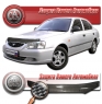 Дефлектор капота для Hyundai Accent (1999-2008 г.в.) шелкография