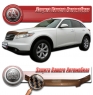 Дефлектор капота для Infiniti FX35 шелкография