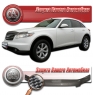 Дефлектор капота для Infiniti FX35 шелкография