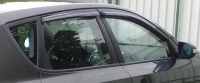 Дефлекторы окон (ветровики) для KIA Ceed I (2007-2012 г.в.) хэтчбек