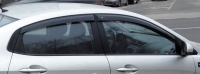 Дефлекторы окон (ветровики) для KIA Rio III (2011-... г.в.) седан