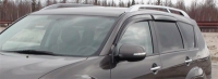 Дефлекторы окон (ветровики) для Mitsubishi Outlander II XL (2007-2012 г.в.)