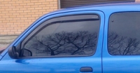 Дефлекторы окон (ветровики) для Nissan Micra (March) (1992-2002 г.в.) 3 дверная