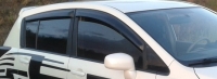 Дефлекторы окон (ветровики) для Nissan Tiida (2004-2011 г.в.) хэтчбек 5 дверный