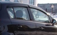 Дефлекторы окон (ветровики) для Opel Corsa D (2006-... г.в.) 5 дверная