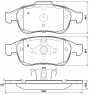 Тормозные колодки передние для Renault Duster (2010-...)