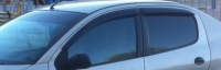 Дефлекторы окон (ветровики) для Peugeot 206 (1998-... г.в.) 5 дверный хэтчбек / (2006-... г.в.) седан