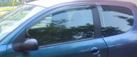 Дефлекторы окон (ветровики) для Peugeot 206 (1998-... г.в.) 3 дверный