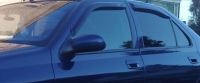 Дефлекторы окон (ветровики) для Peugeot 406 (1995-2004 г.в.) седан