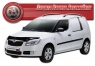 Дефлектор капота (мухобойка) на Skoda Roomster 2007-2010 г.в.
