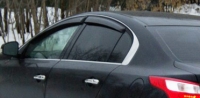 Дефлекторы окон (ветровики) для Renault Latitude (2010-... г.в.)