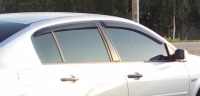 Дефлекторы окон (ветровики) для Renault Megane II (2002-2008) седан