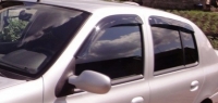 Дефлекторы окон (ветровики) для Renault Symbol (2002-2008)