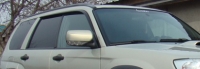 Дефлекторы окон (ветровики) для Subaru Forester II (2002-2008)