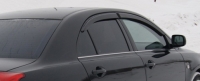 Дефлекторы окон (ветровики) для Toyota Avensis II (2003-2008) седан