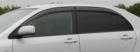 Дефлекторы окон (ветровики) для Toyota Corolla (2001-2006) седан