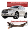 Дефлектор капота на Toyota RAV4 (2009 г.в.) шелкография