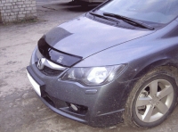 Дефлектор капота (мухобойка) на Honda Civic VII 2001-2006 г.в.