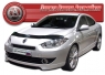 Дефлектор капота (мухобойка) на Renault Fluence 2010-...г.в.
