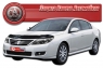 Дефлектор капота (мухобойка) на Renault Latitude 2010-...г.в.