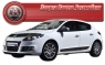 Дефлектор капота (мухобойка) на Renault Megane III 2008-...г.в.
