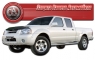 Дефлектор капота (мухобойка) на Nissan NP300 2008-...г.в.