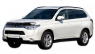 Дефлектор капота (мухобойка) на Mitsubishi Outlander III 2012-...г.в.