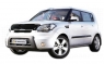 Дефлектор капота (мухобойка) на Kia Soul 2011-...г.в.