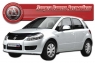 Дефлектор капота (мухобойка) на Suzuki SX-4  2006-...г.в.
