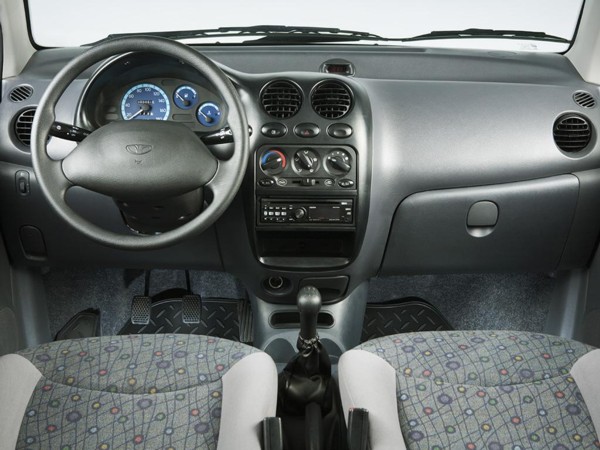 Daewoo Matiz вид изнутри