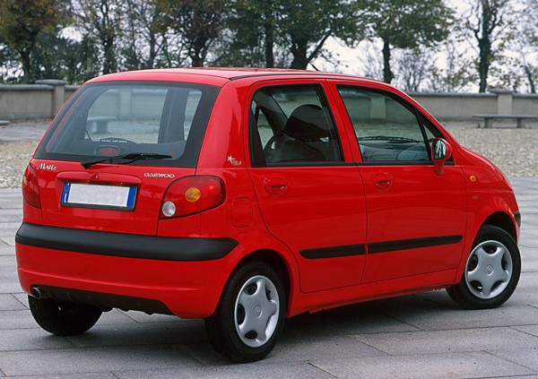 Daewoo Matiz вид сзади