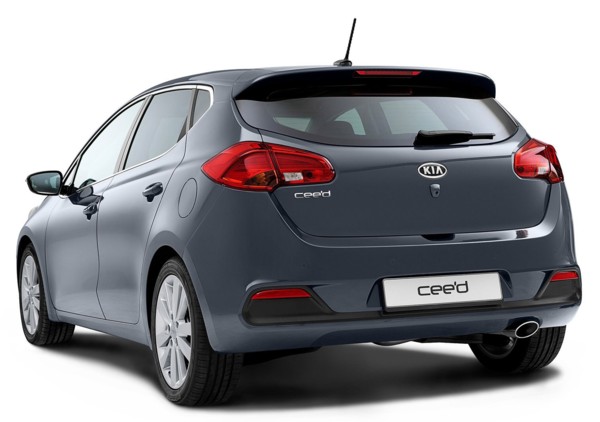 KIA Ceed с тылу KIA Ceed вид сзади