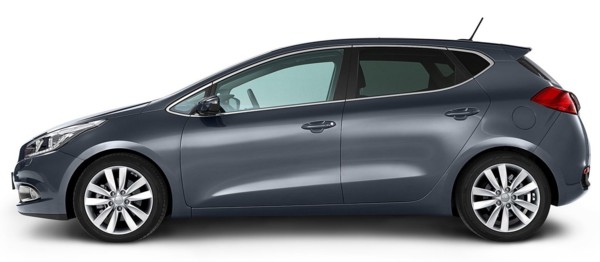 KIA Ceed в профиль KIA Ceed вид сбоку